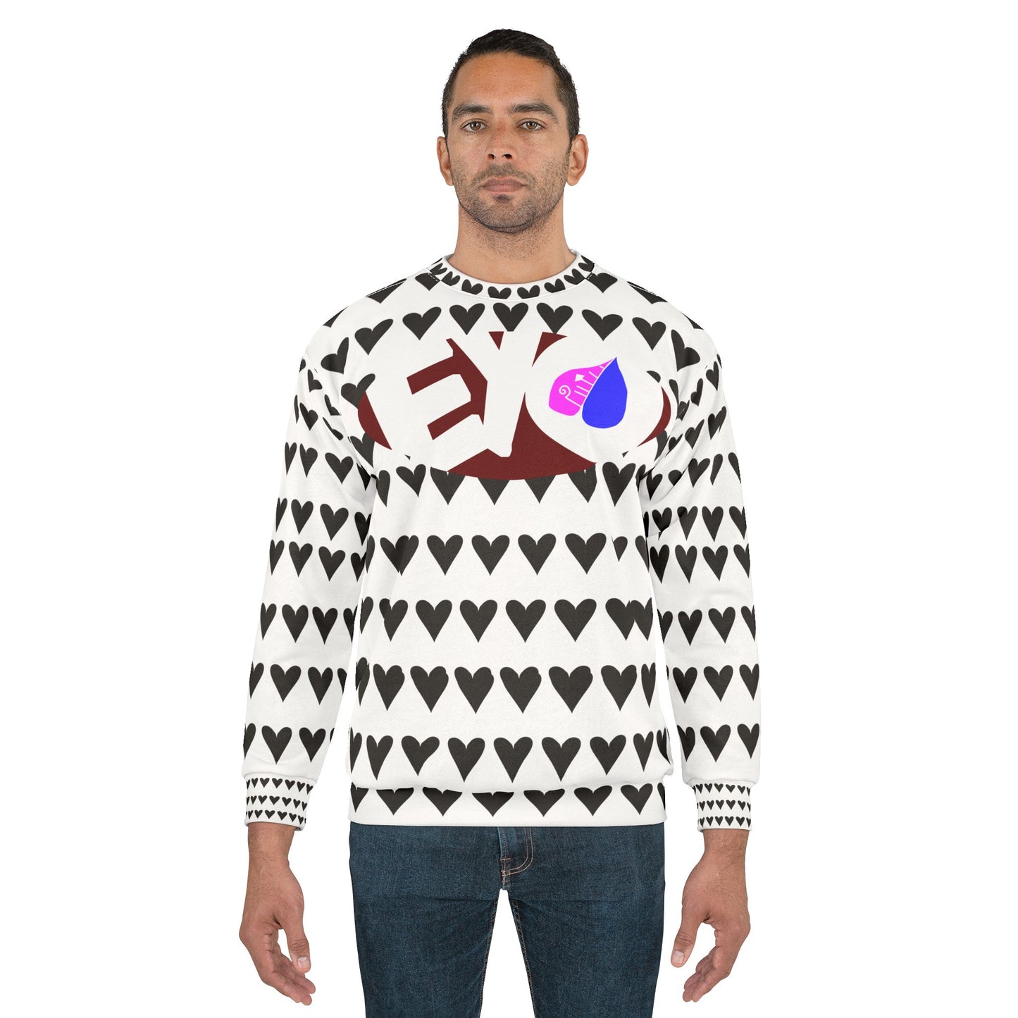 Black Hearts on sleeve